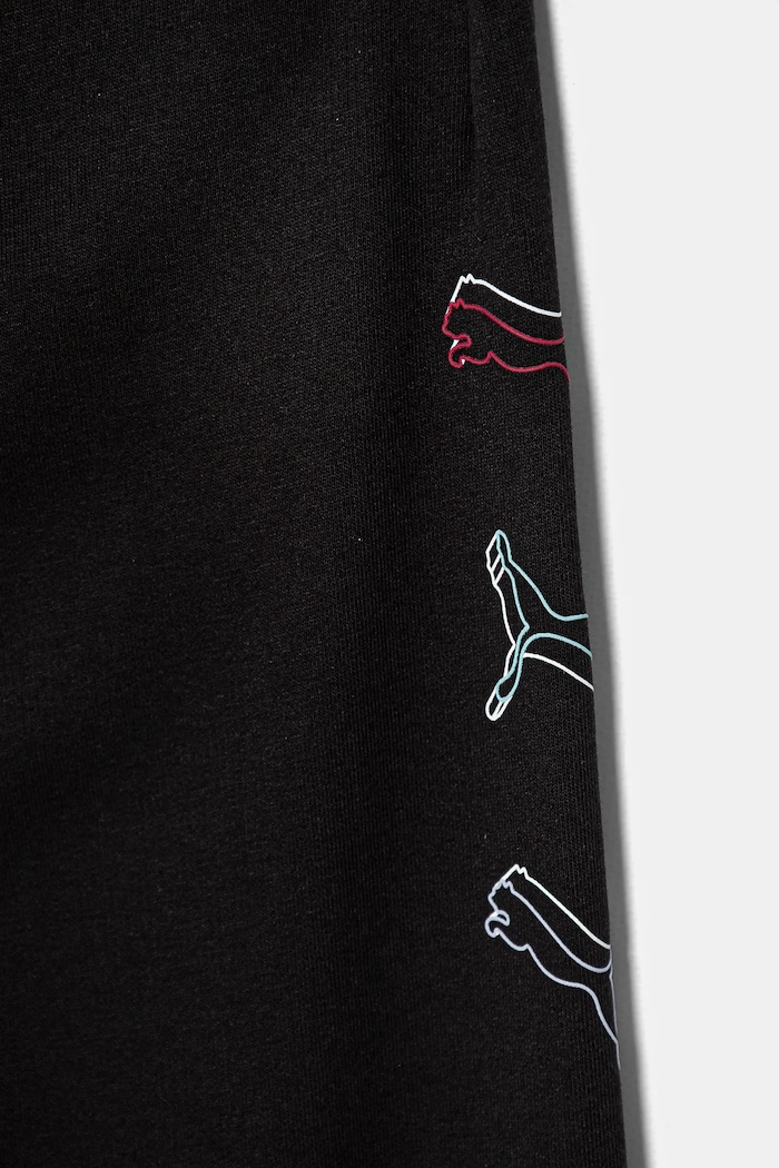 Băieți Puma pantaloni de trening din bumbac ESS LOGO LAB Execution Sweatpants TR 685790 negru