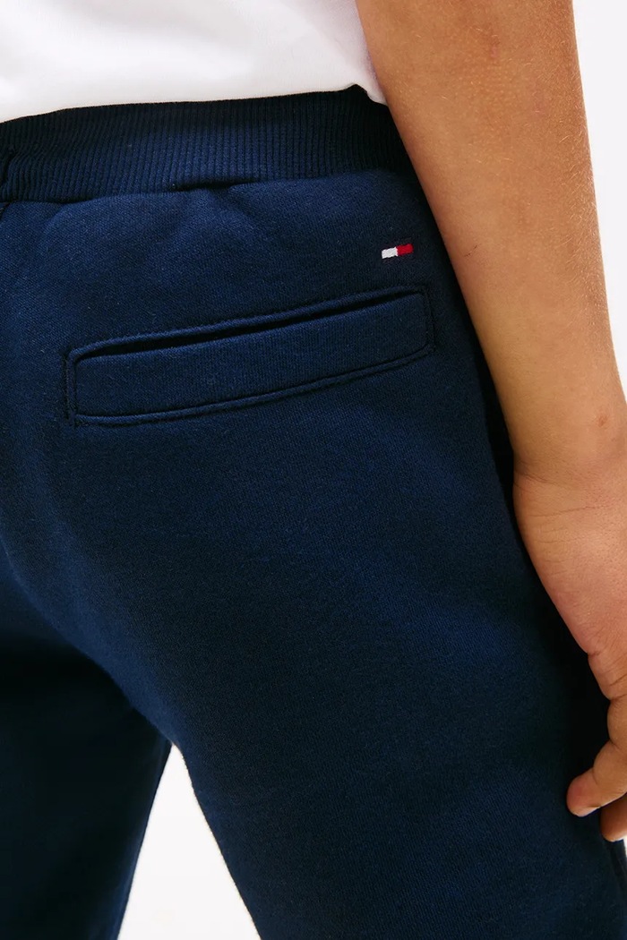 Dětské kalhoty Tommy Hilfiger Tommy Hilfiger námořnická modř KB0KB09559.128.176.PPYA