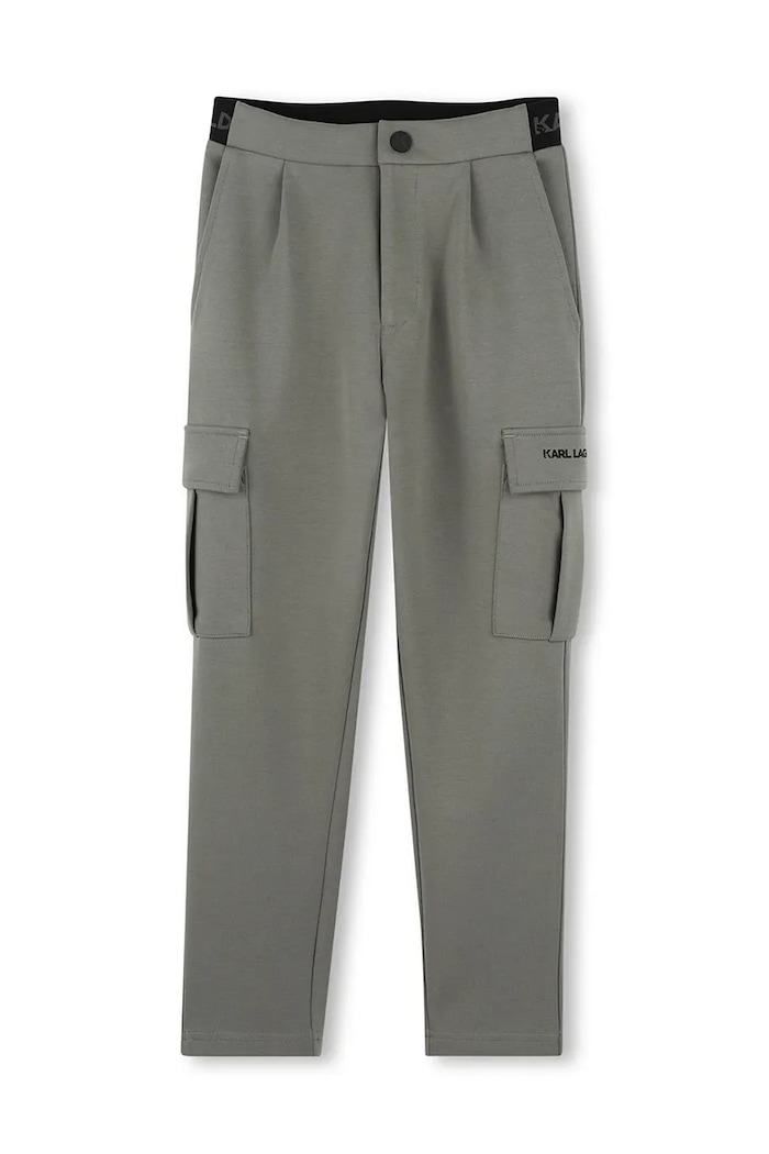 Karl Lagerfeld spodnie dziecięce Z30419.114.150 zielony SS25