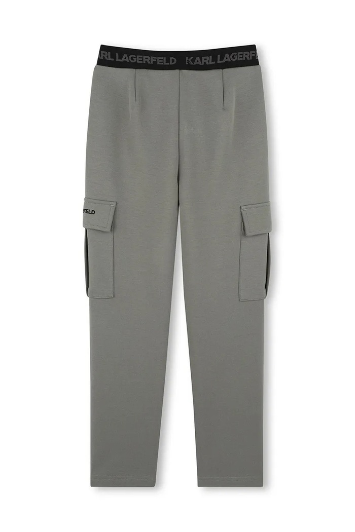 Chlapec Detské nohavice Karl Lagerfeld Z30419.162.174 zelená
