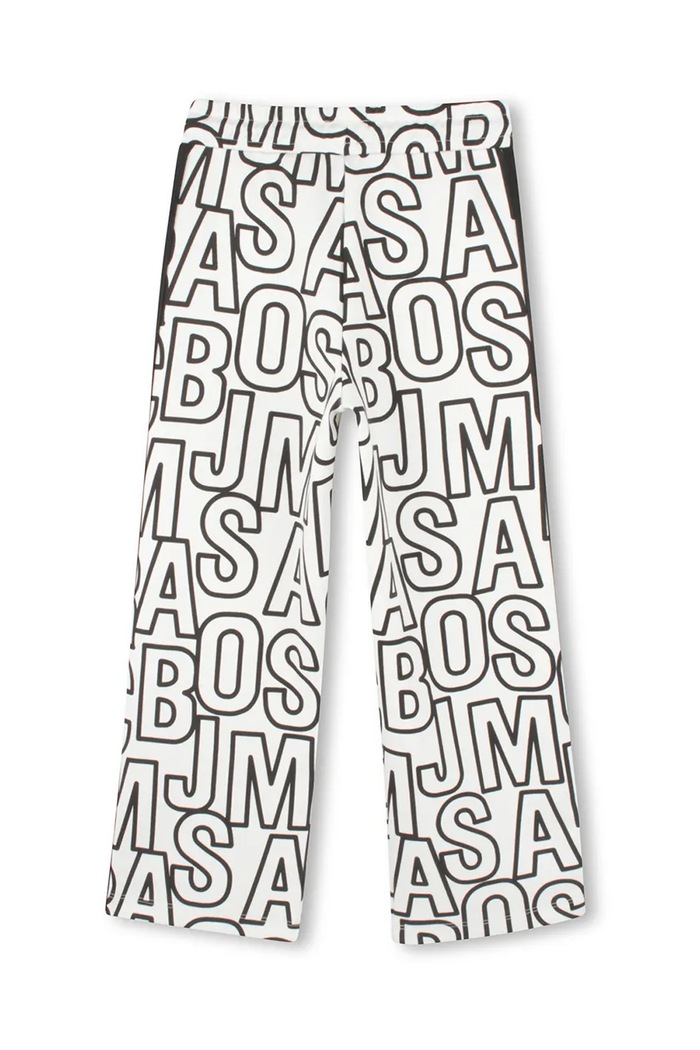 Băieți MARC JACOBS Pantaloni de trening din bumbac pentru copii W60468.86.108 alb
