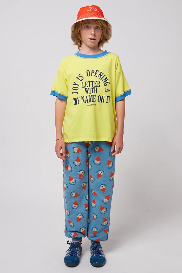 Bobo Choses Pantaloni de trening pentru copii Morning Egg albastru 125AC076