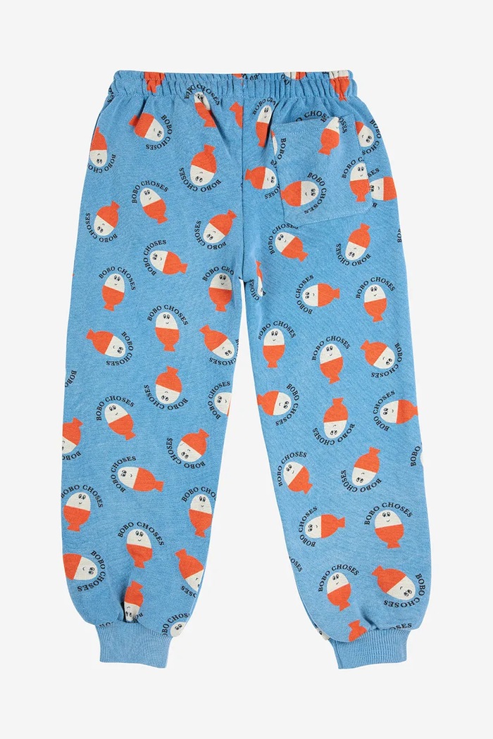 Băieți Bobo Choses Pantaloni de trening pentru copii Morning Egg 125AC076 albastru