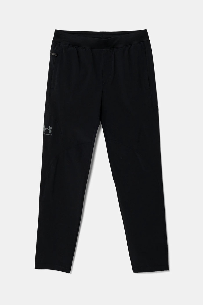Детски спортен панталон Under Armour Unstoppable Tapered Pant еластичен черен 1373752