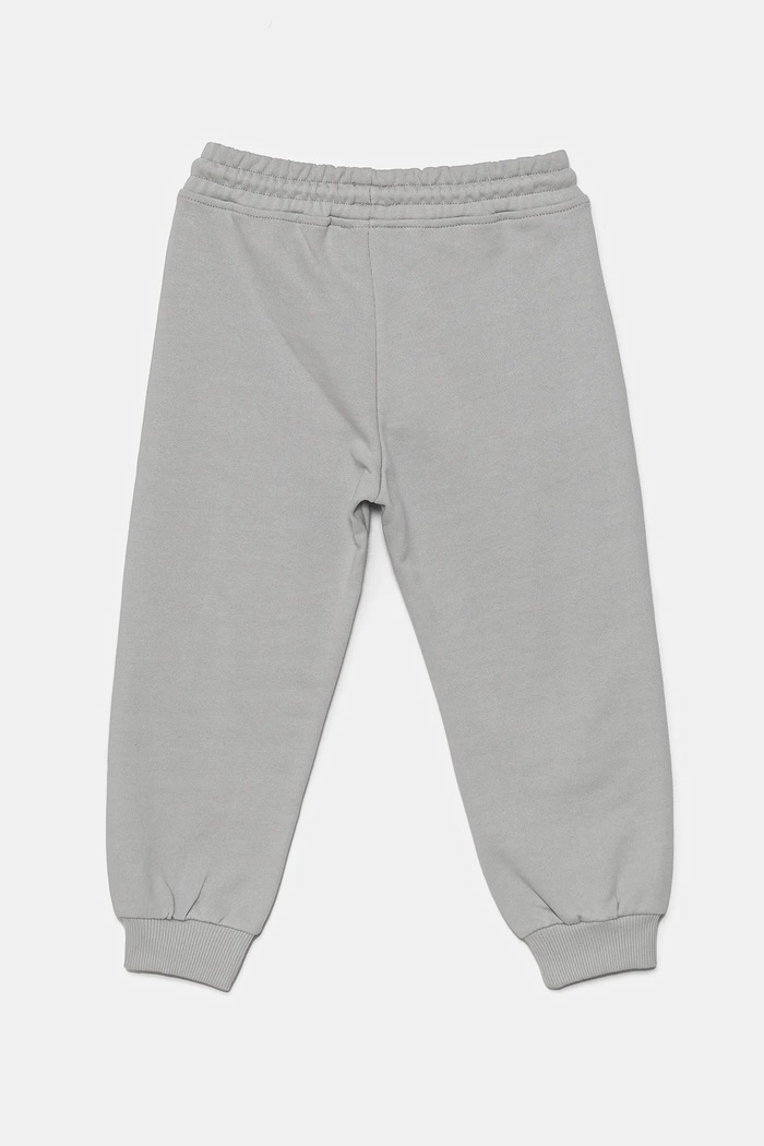 United Colors of Benetton pantaloni de trening din bumbac pentru copii 3UNIGF04L.P.Seasonal gri SS25