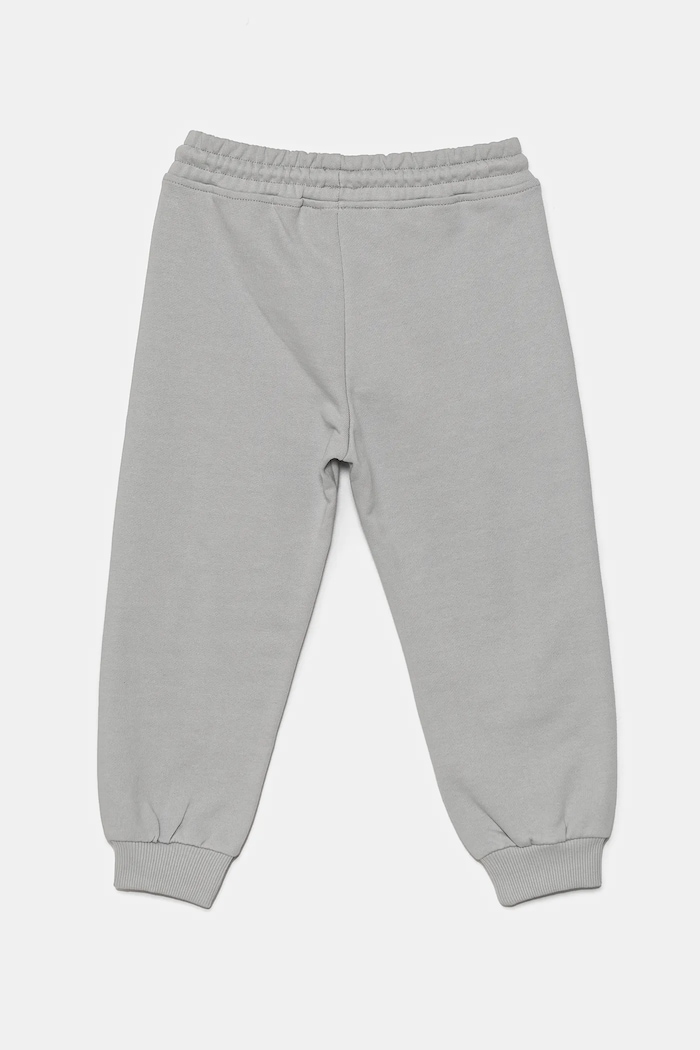 United Colors of Benetton pantaloni de trening din bumbac pentru copii 3UNIGF04L.P.Seasonal gri SS25