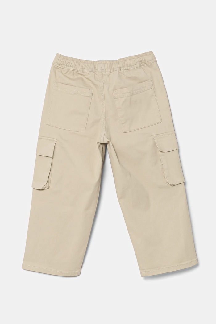 Dječje hlače United Colors of Benetton 4TCGGF02B.P.Seasonal bež SS25
