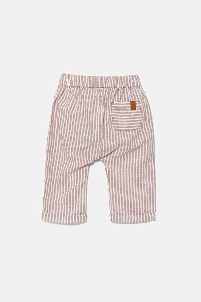 Lanene hlače za bebe United Colors of Benetton 4OGMAE008.W.Seasonal bež SS25