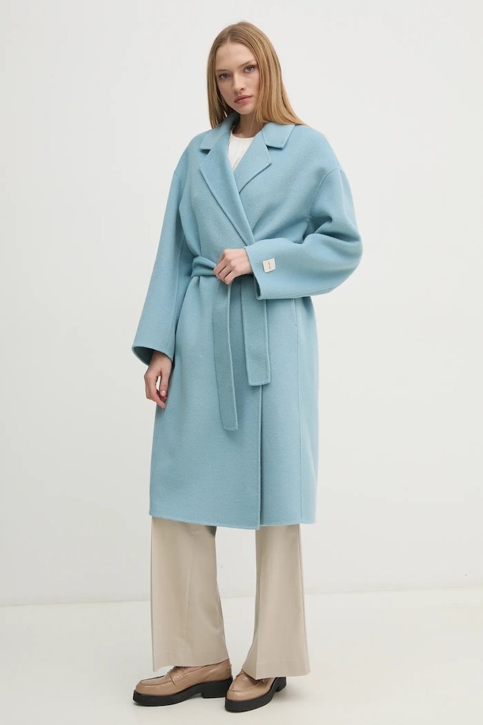 Calvin Klein spodnie K20K207838 beżowy SS25