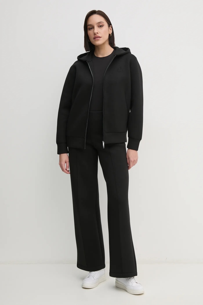 Hlače Calvin Klein K20K207947 crna SS25