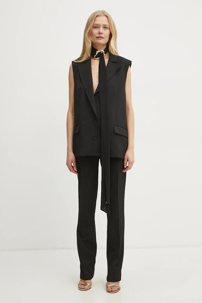 Patrizia Pepe spodnie 8P0670.A375 czarny SS25