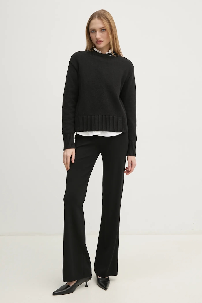 Calvin Klein Jeans pantaloni della tuta J20J225056 nero SS25