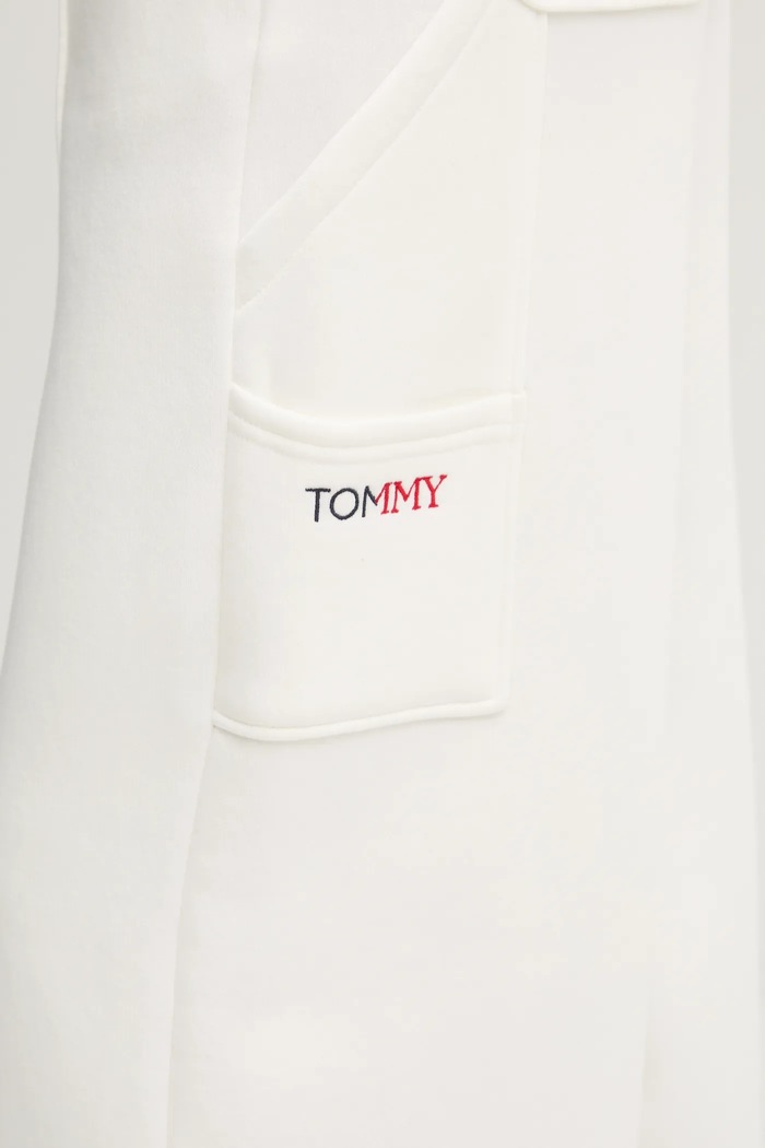 Παντελόνι φόρμας Tommy Jeans μπεζ DW0DW20560
