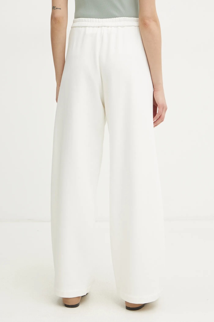 Дрехи Памучен спортен панталон Forte Forte 13636.my.pants бял