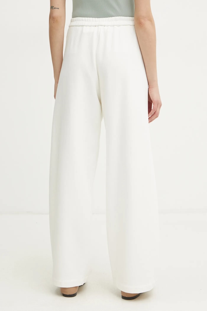 Дрехи Памучен спортен панталон Forte Forte 13636.my.pants бял