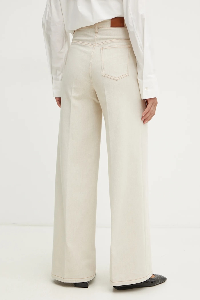 Odjeća Hlače Forte Forte 13719bis.my.pants bež
