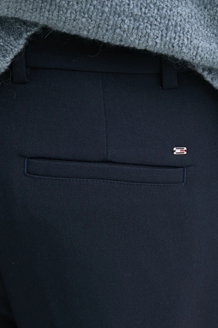 Hlače Tommy Hilfiger mornarsko plava WW0WW44090