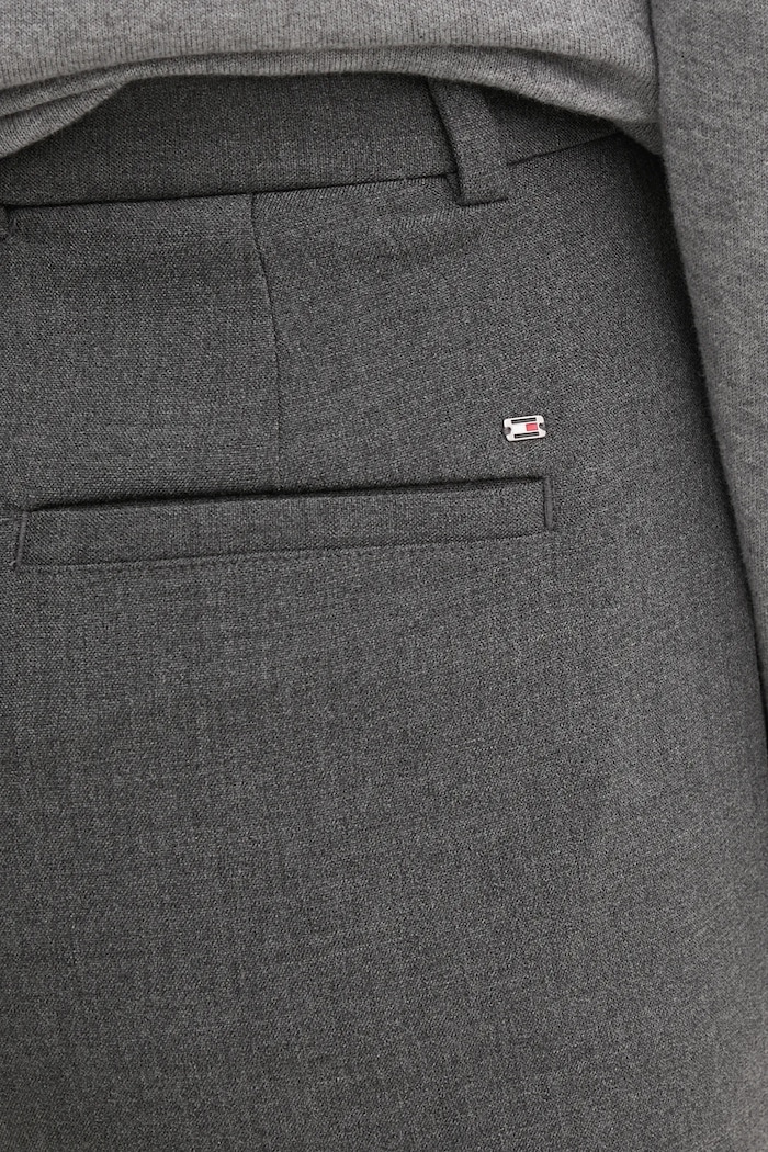 Hlače Tommy Hilfiger siva WW0WW44090
