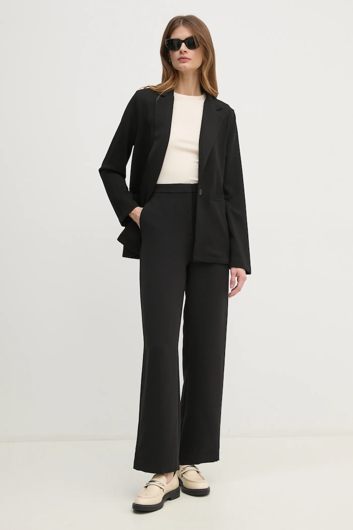 Tommy Hilfiger Pantaloni WW0WW45445 negru SS25