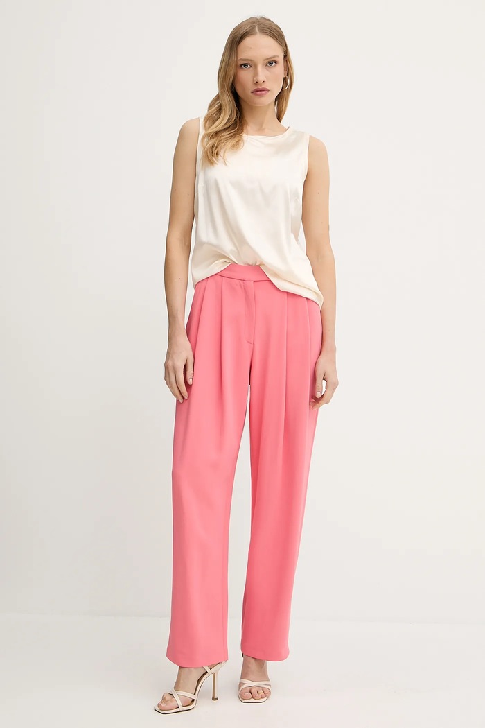 Kalhoty Pinko 103235.A213 růžová SS25