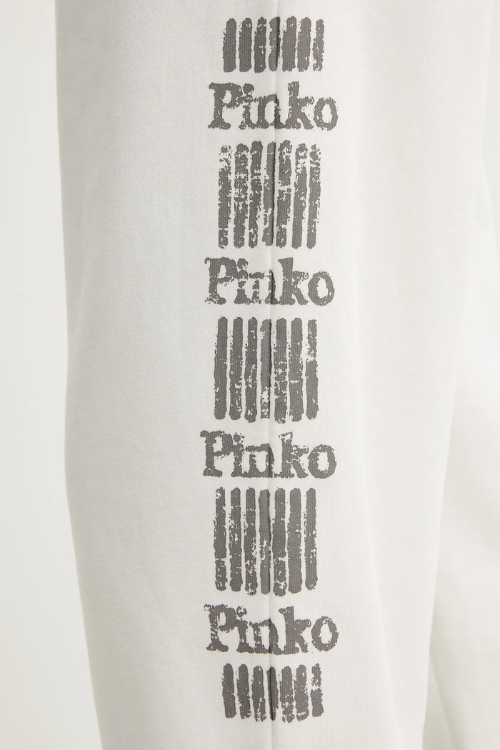 Bavlnené tepláky Pinko biela 104790.A2CV
