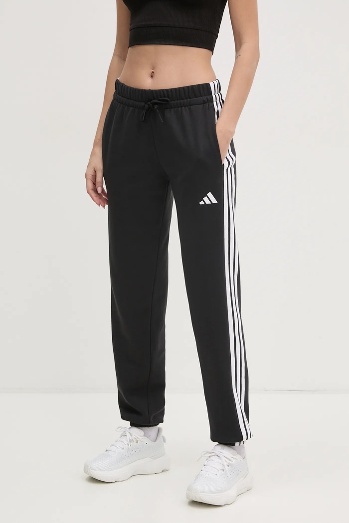 Tepláky adidas Essentials pletenina černá JD5302