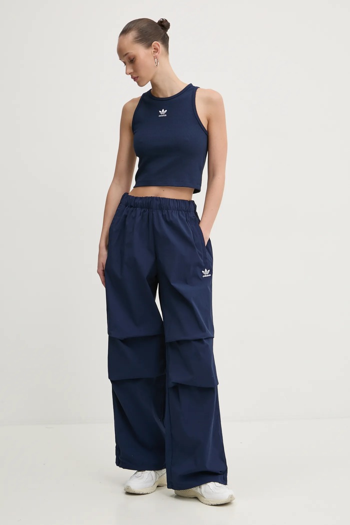 adidas Originals spodnie dresowe Essential JD0784 granatowy SS25