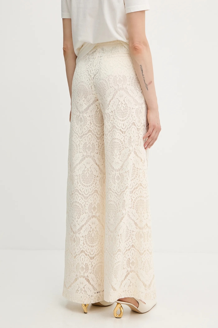 Oblečení Kalhoty Twinset 251TS2191 béžová