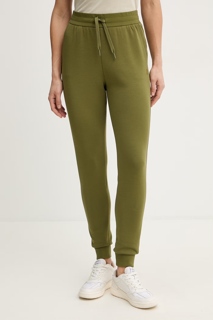 Tepláky Armani Exchange s elastanom zelená XW000824.AF10818