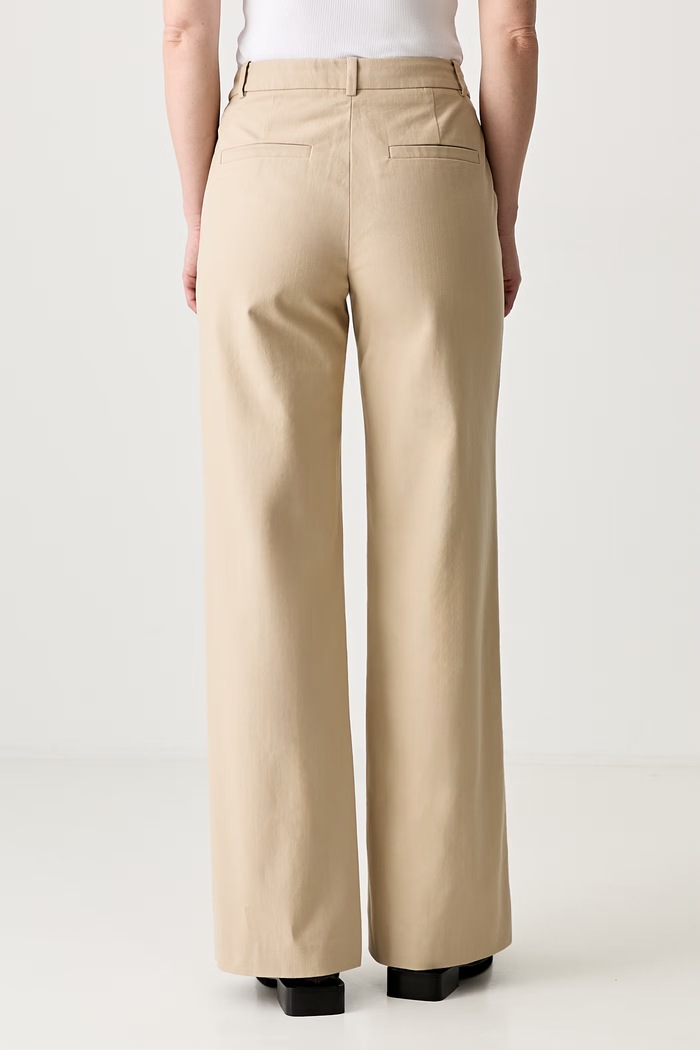 Дрехи A.P.C. pantalon margaret панталон от памук дамски COHFU.F08476 бежов