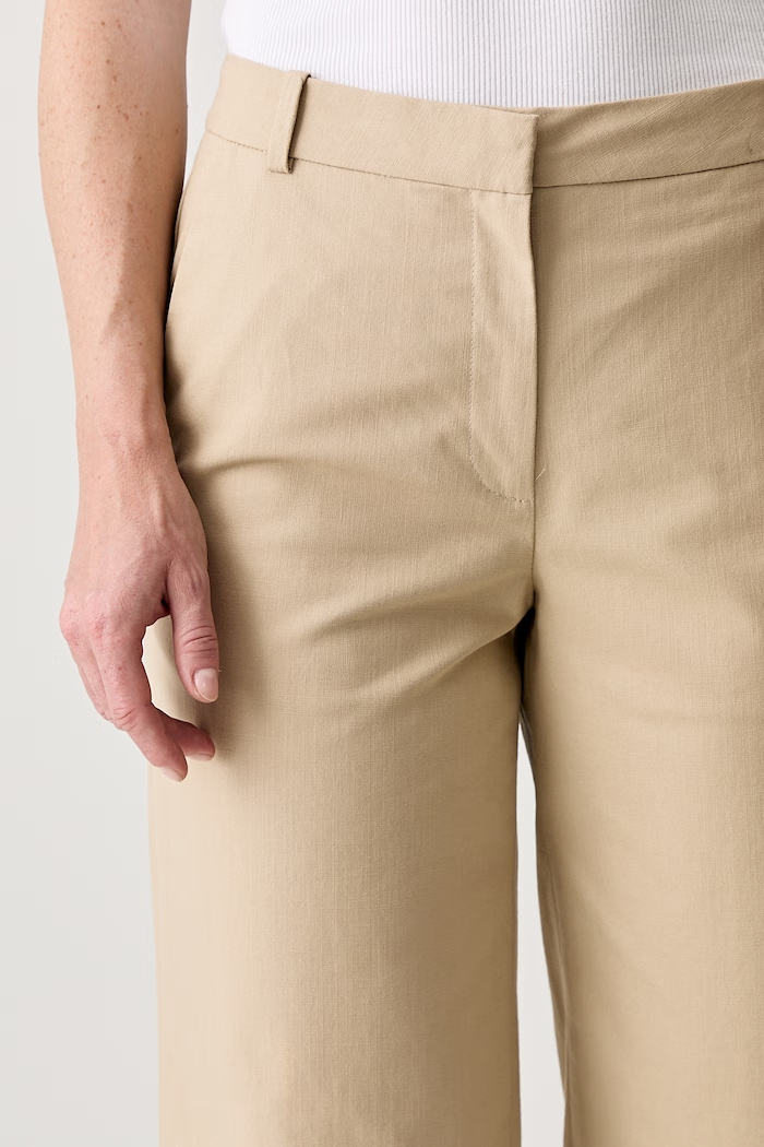 A.P.C. pantalon margaret trousers cotton Women's beige COHFU.F08476
