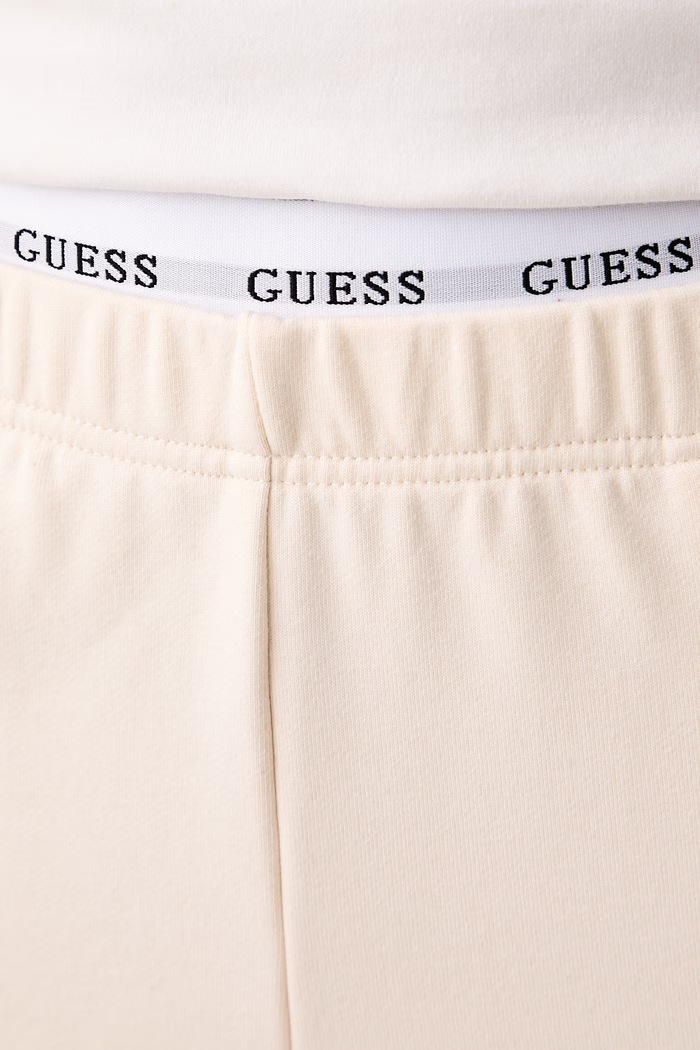Παντελόνι επίσημο γυναικείο με βαμβάκι SOFIA Guess O5RB01.KCO31 μπεζ