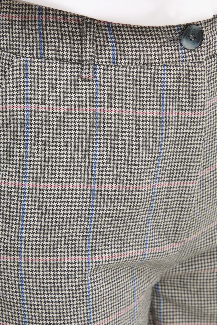 Vlněné kalhoty Pepe Jeans FLORINE šedá PL211799