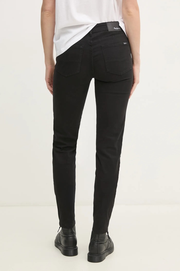 Oblečenie Rifle Pepe Jeans MID RISE SKINNY THELMA PL211800 čierna