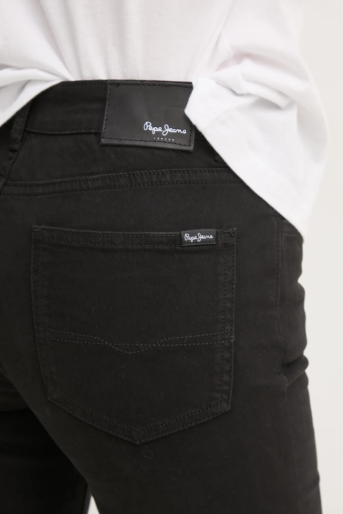 Rifle Pepe Jeans MID RISE SKINNY THELMA čierna PL211800