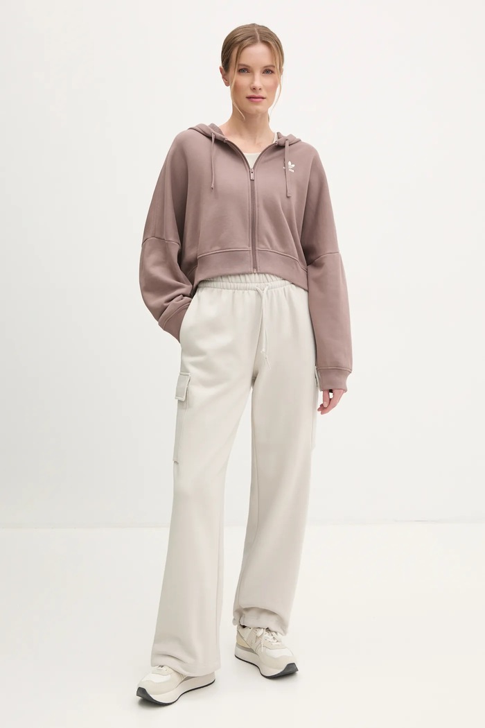 adidas Pantaloni de trening Essentials Linear JC5707 bej SS25