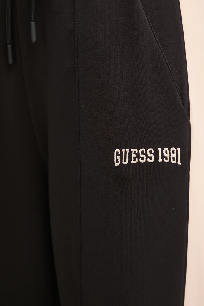 Guess pantaloni de trening SUZANNE negru V5RB00.KCO72