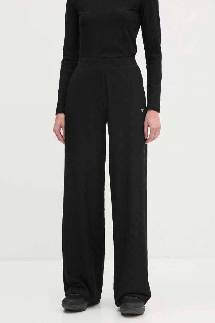 Tepláky Guess MONICA pletenina černá V5RB21.KCLG2