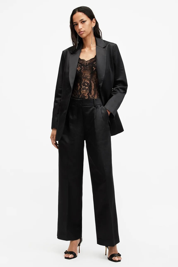 Kalhoty AllSaints SAE medium černá W029QB