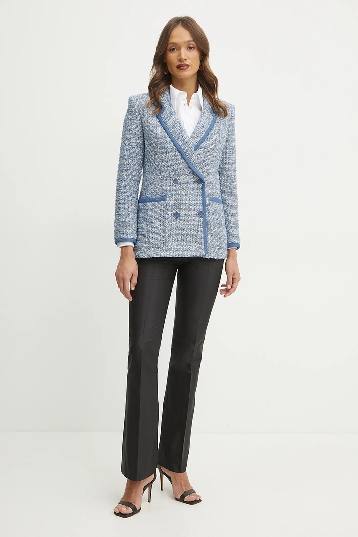 Luisa Spagnoli spodnie 541992 czarny SS25