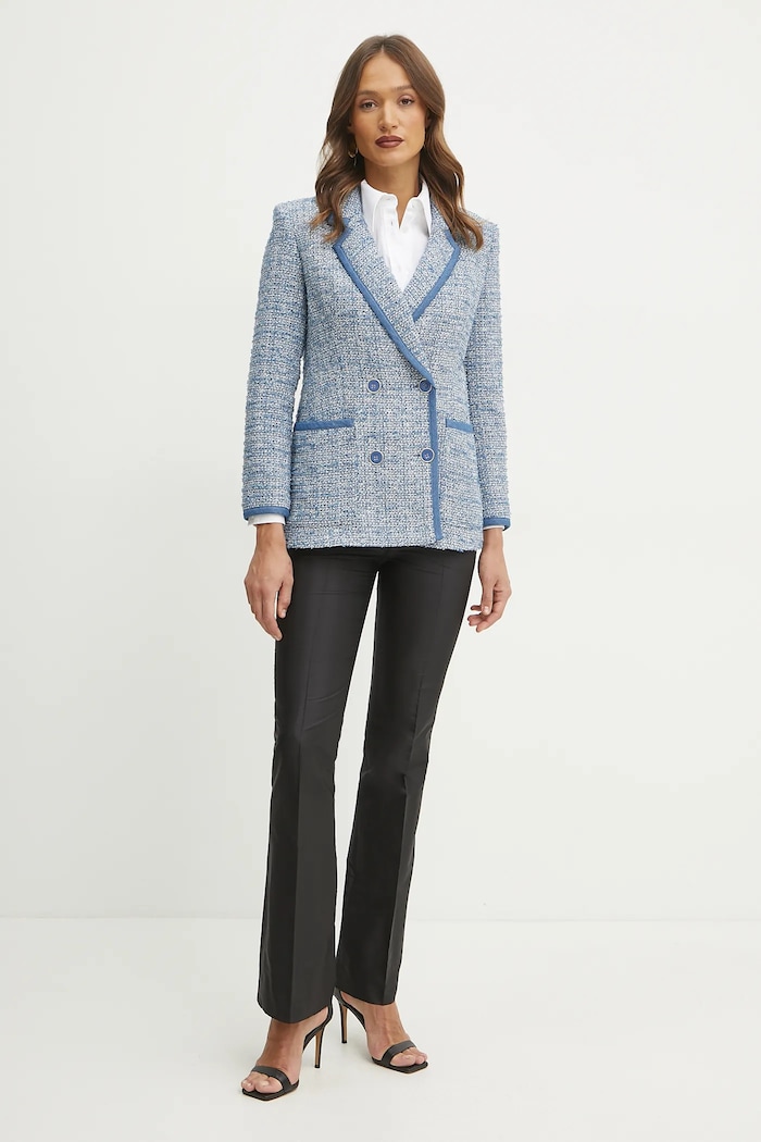 Luisa Spagnoli spodnie 541992 czarny SS25