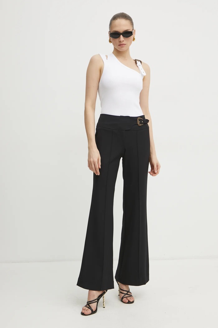 Versace Jeans Couture spodnie 78HAA104.N0356 czarny SS25