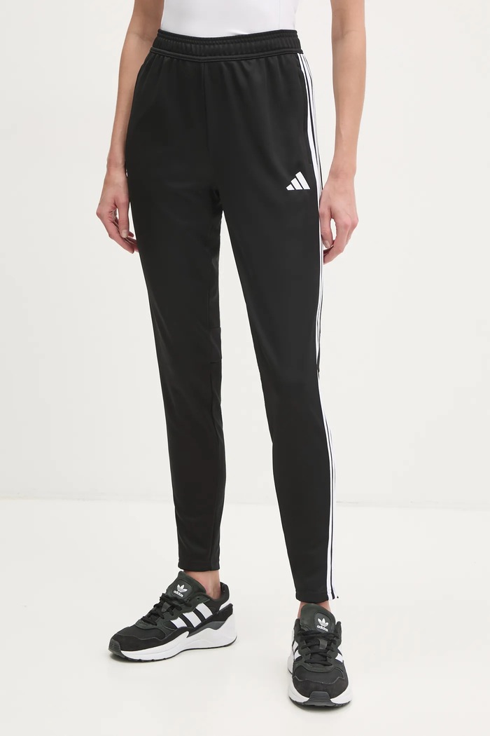 Παντελόνι προπόνησης adidas Performance Tiro Essentials πλεκτό ύφασμα μαύρο JD0569