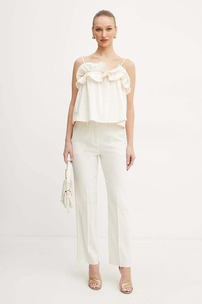 Marella pantaloni LELLO 2513131152 bej SS25