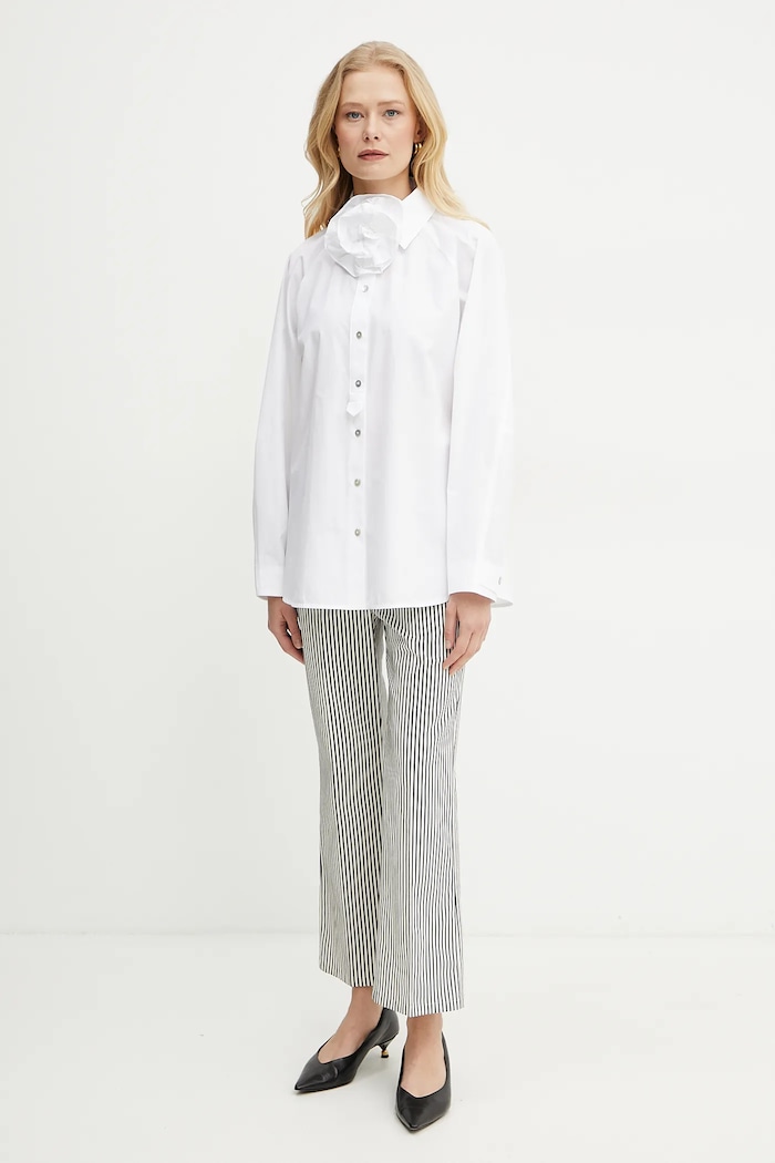 Nohavice Marella Emme by Marella 2515131101 biela SS25