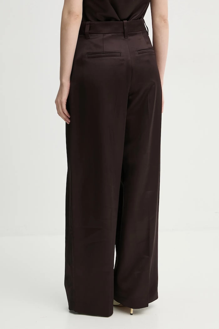 Hlače A.L.C. 2PANT01110 smeđa SS25