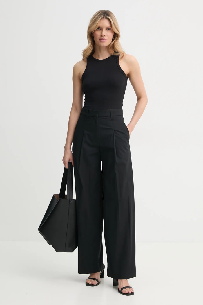 A.L.C. pantaloni 2PANT01134 negru SS25