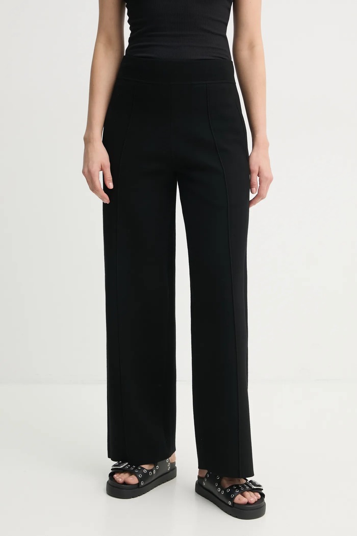 A.L.C. pantaloni drept negru 7SWPN00069