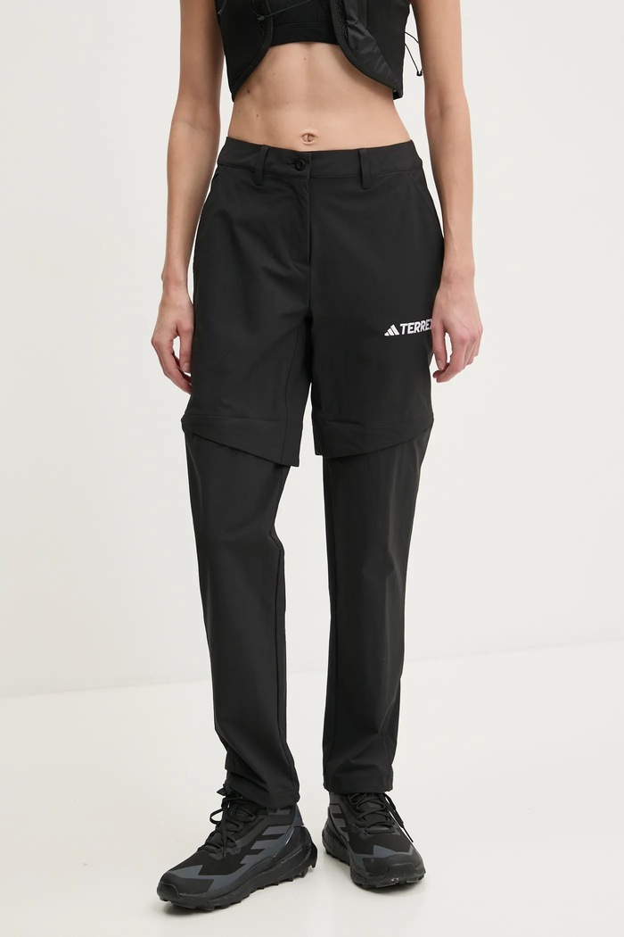 Παντελόνι εξωτερικού χώρου adidas TERREX Multi ύφασμα μαύρο IZ3322