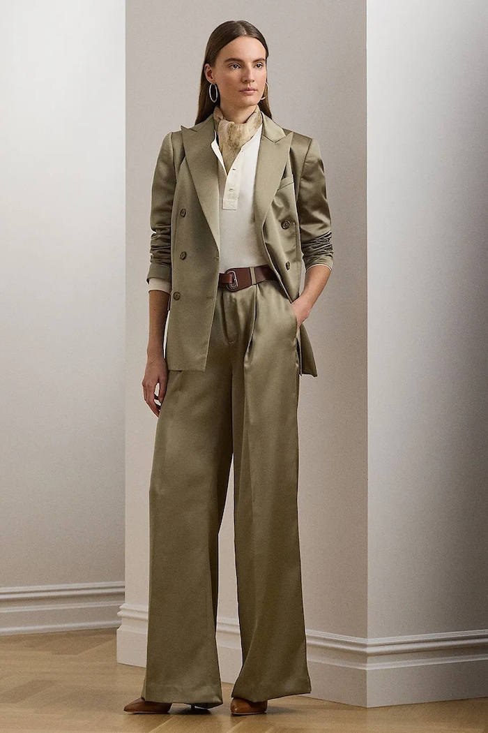 Oblečenie Nohavice Lauren Ralph Lauren 200963668 hnedá